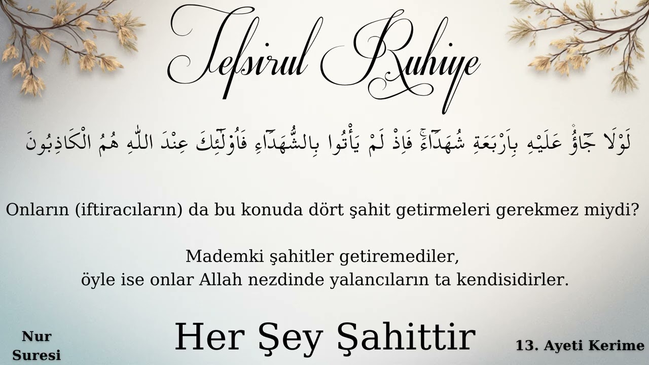 Her Şey Şahittir
