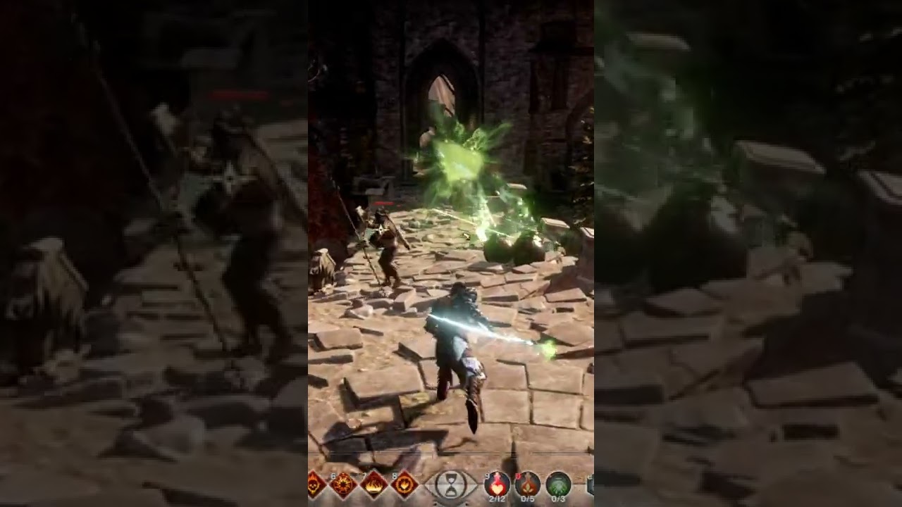 Dragon Age: Inquisition - Mage vs Qunari's #Shorts