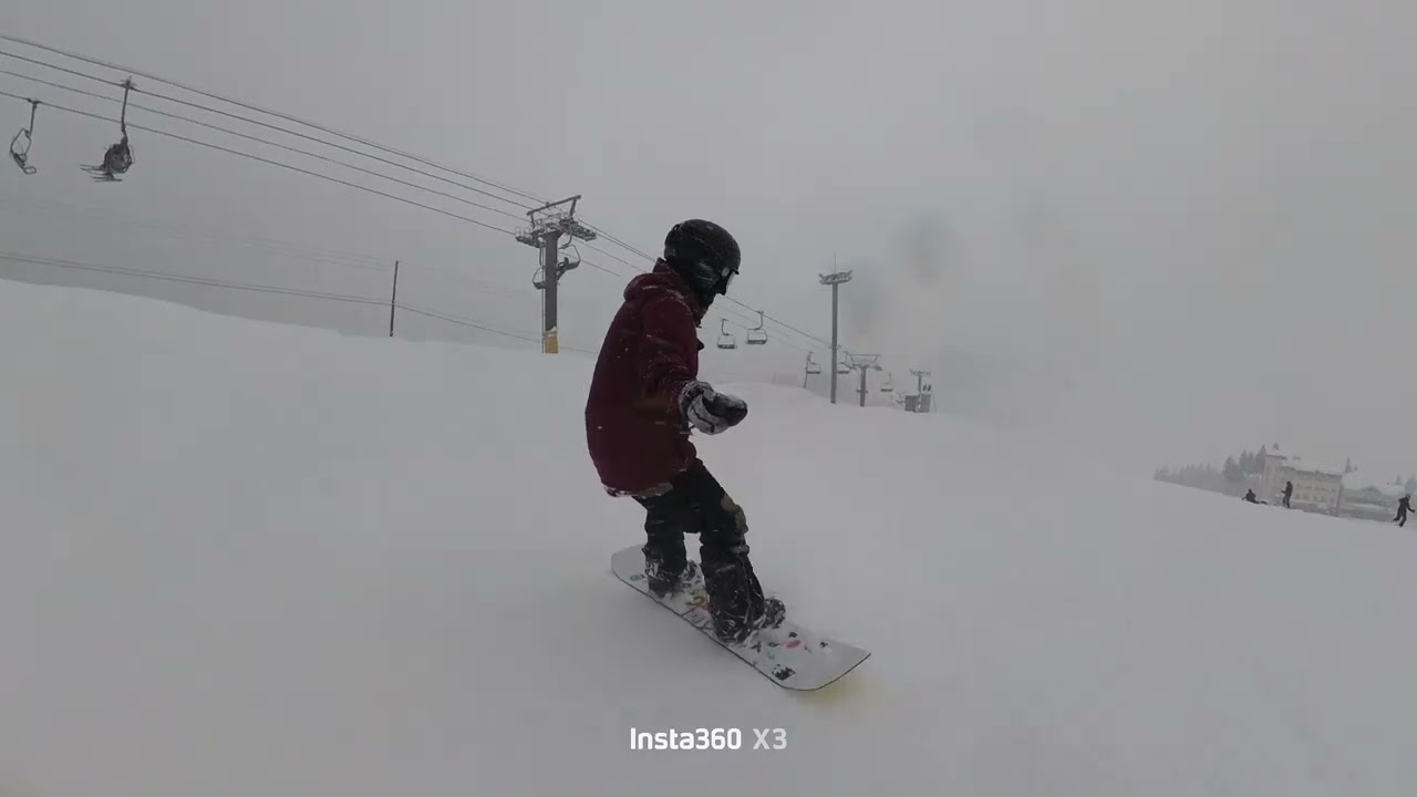 50の手習い、62才うさぎ年スノボ爺、20260125石打丸山BOXポココジャンややパウ