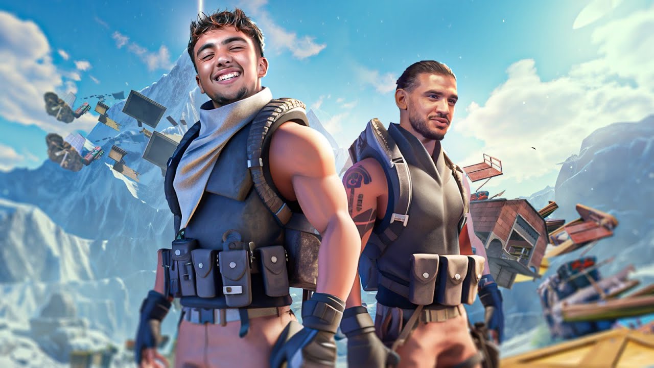 Only Up Everest sur Fortnite avec Amine ! (On test ma nouvelle Map créative)