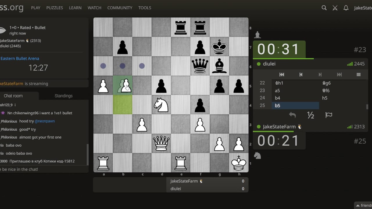 lichess.org Eastern Bullet Arena