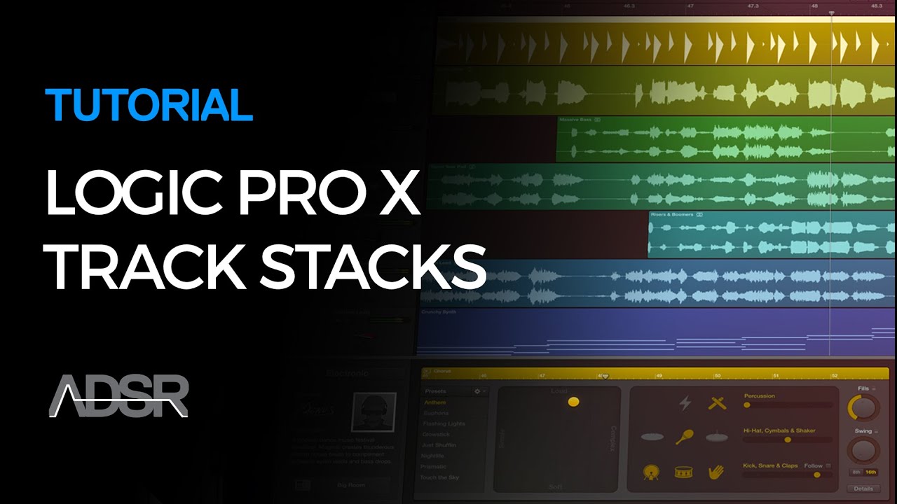 Logic Pro X - Working with MIDI - Track Stacks
