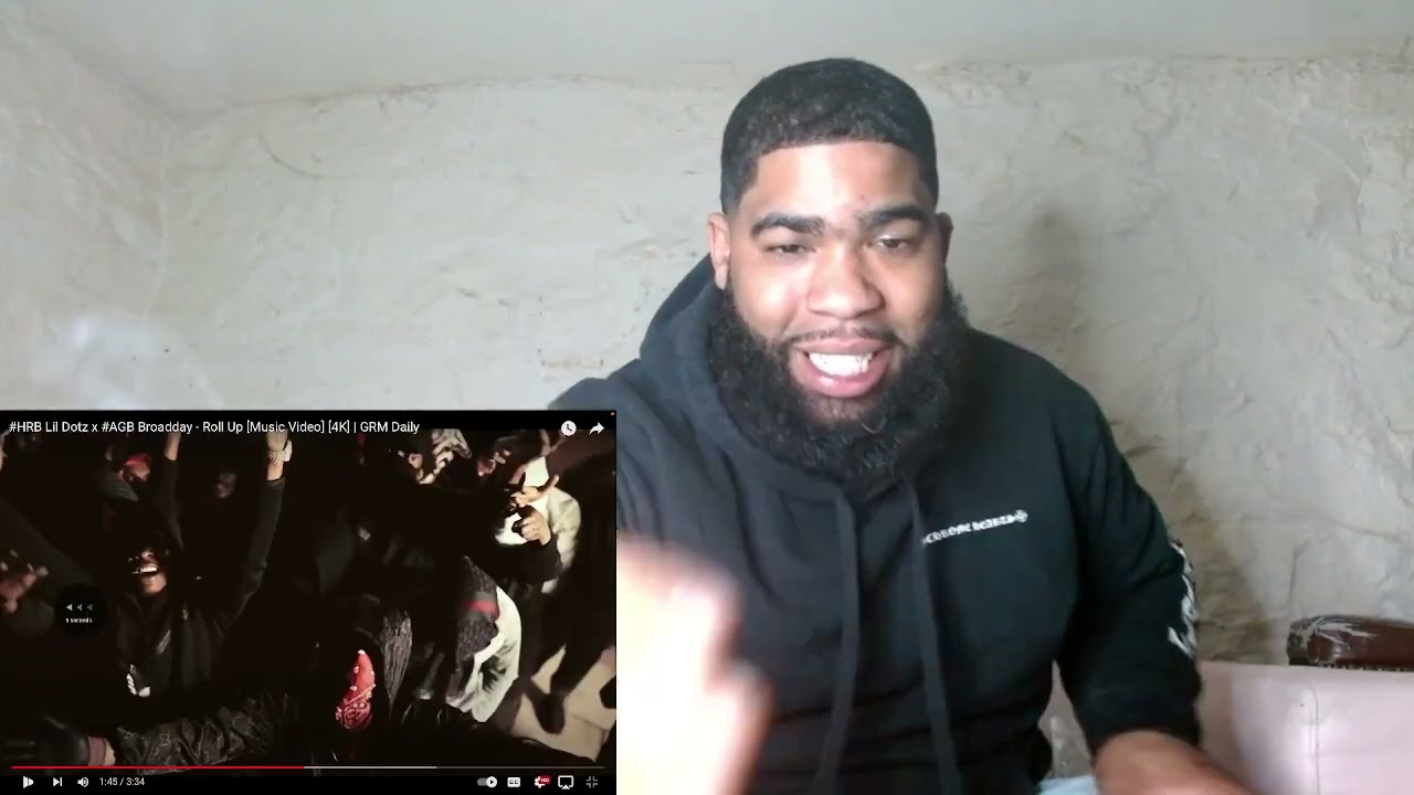 #HRB Lil Dotz x #AGB Broadday - Roll Up [Music Video] [4K] | GRM Daily|Reaction