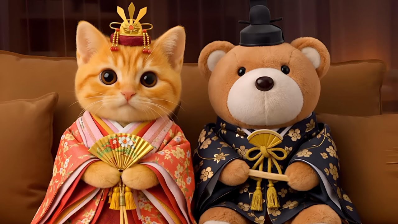 【ひな祭りの準備中に？】AI猫の整体師せいにゃんの出張マッサージの1日に密着