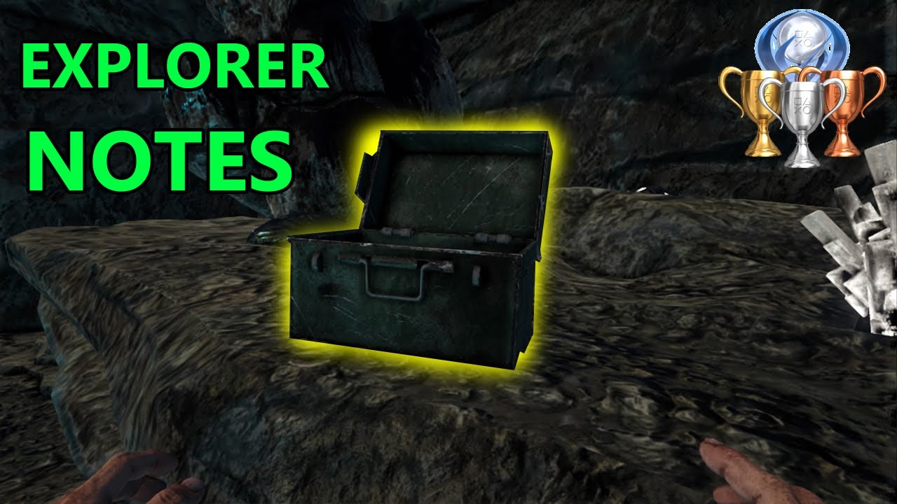 All 10 EXPLORER NOTES TROPHIES - ARK: Survival Evolved