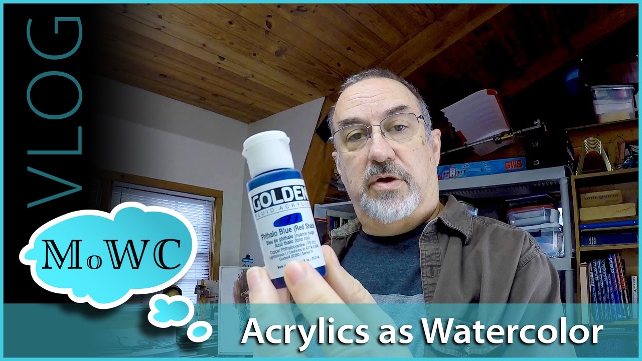Tips for Using Acrylics Like Watercolor – Vlog