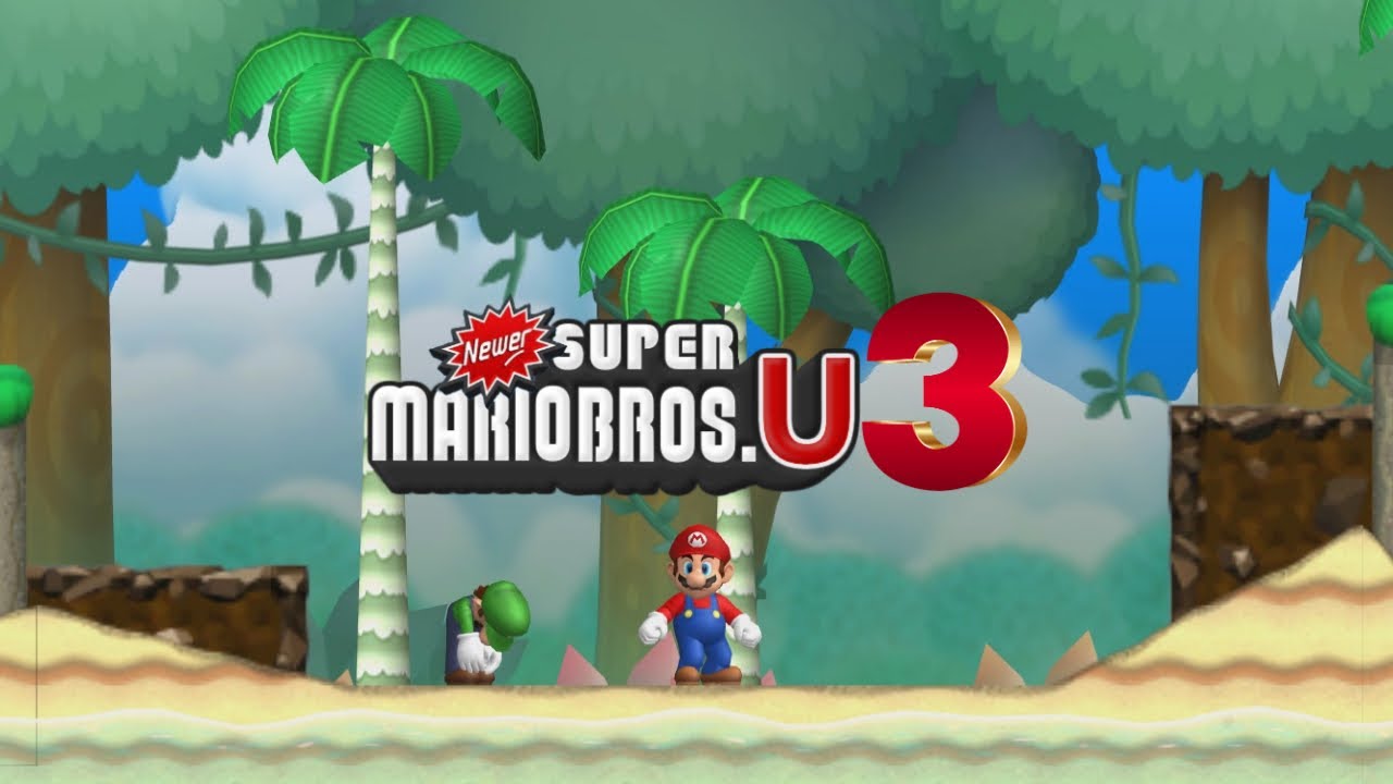 Newer Super Mario Bros.U 3 Full Game 100% Complete