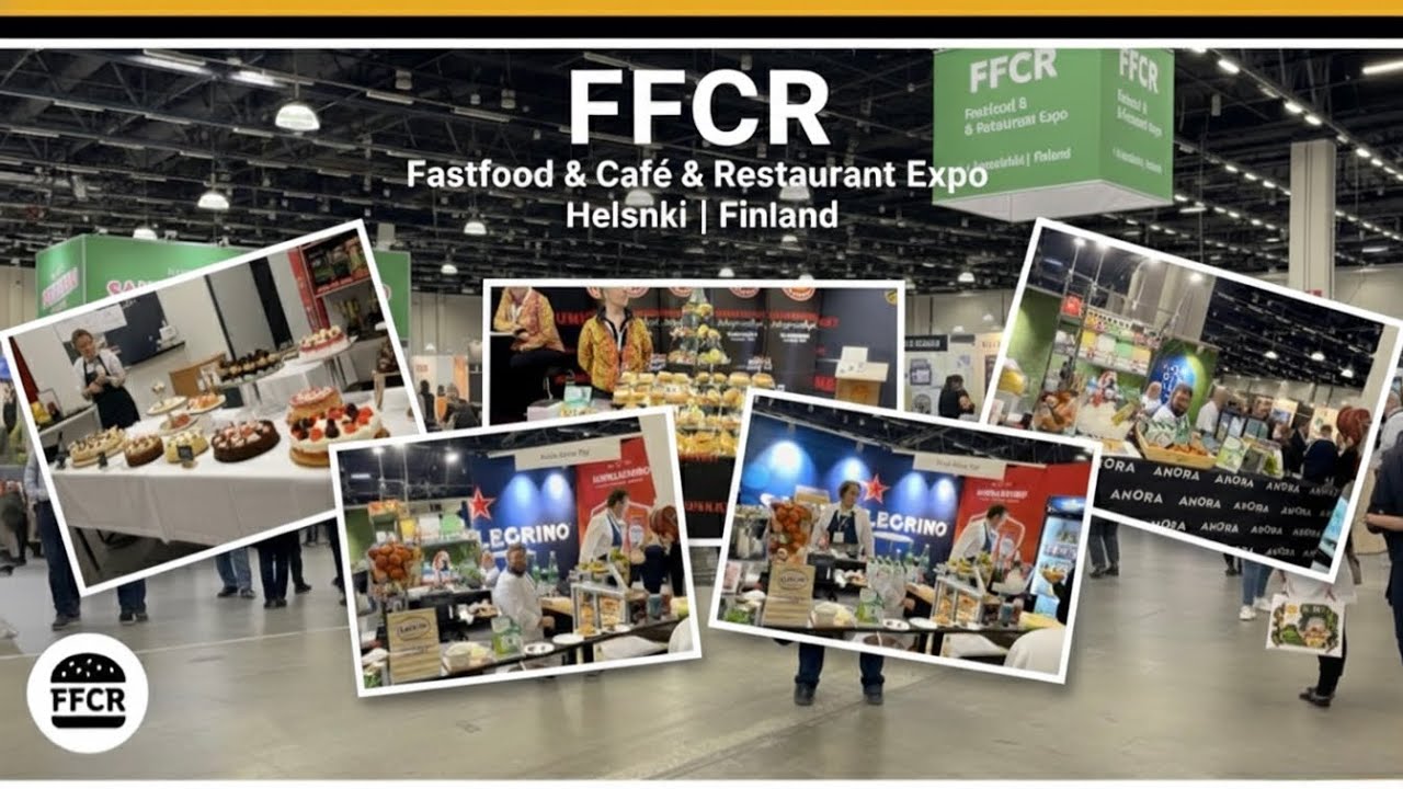 Fastfood & Café & Restaurant Expo I FFCR I  4K I Helsinki I Finland I Finland Series 44 I