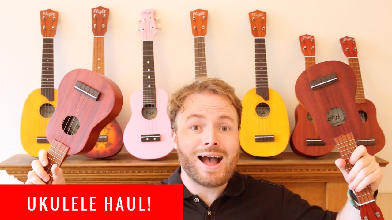 UKULELE HAUL AND UNBOXING - WIN MY UKE!