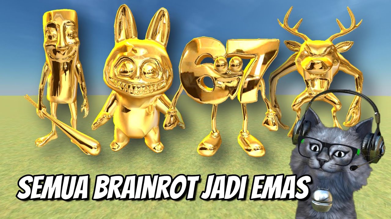 Update Bikin Brainrot Itali Jadi Emas Garry's Mod Android - Nextbots In Playground mod Indonesia