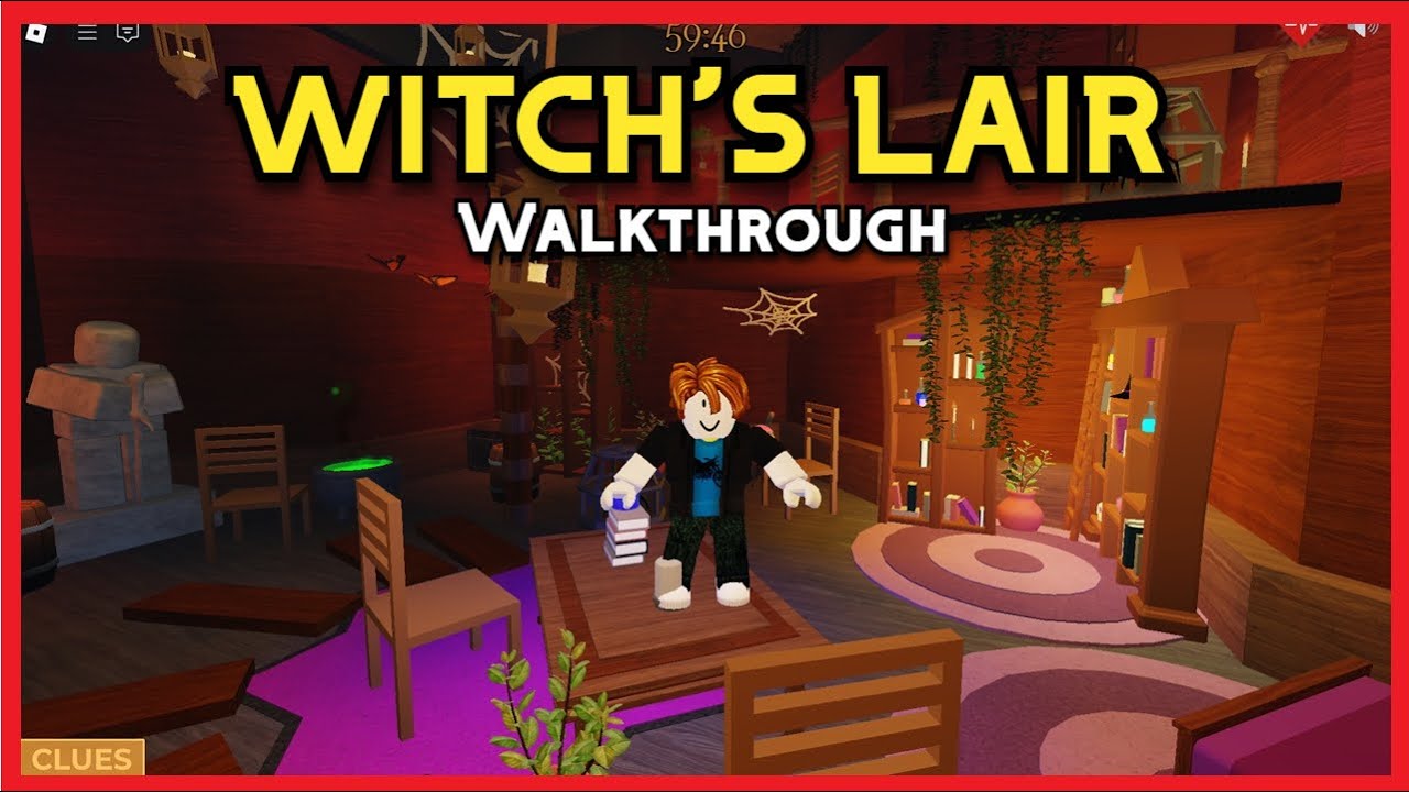 Roblox ANOMALY: ESCAPE ROOM WITCH'S LAIR Walkthrough