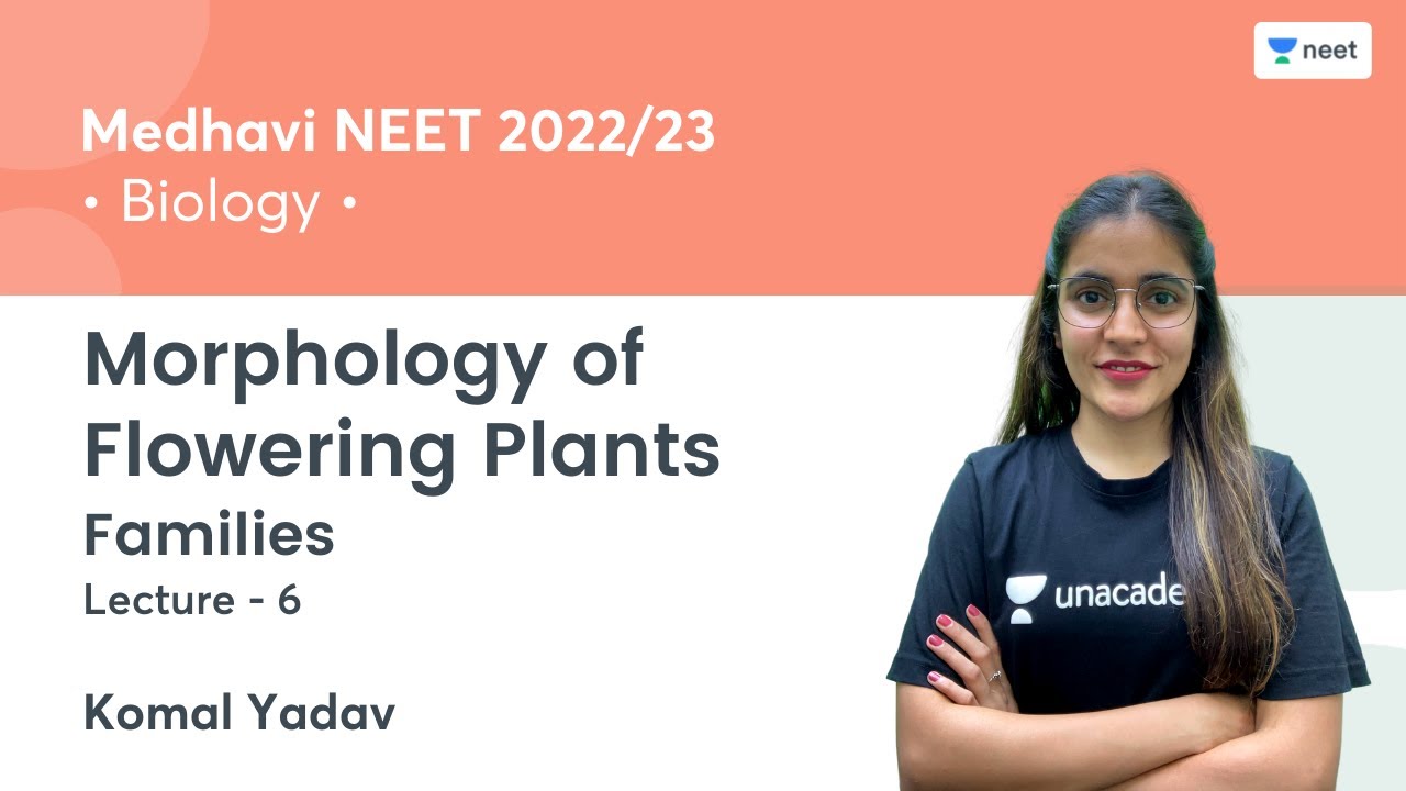 Morphology of Flowering Plants | Families | L6 | Medhavi NEET 2022/23 | Unacademy NEET | Komal Yadav