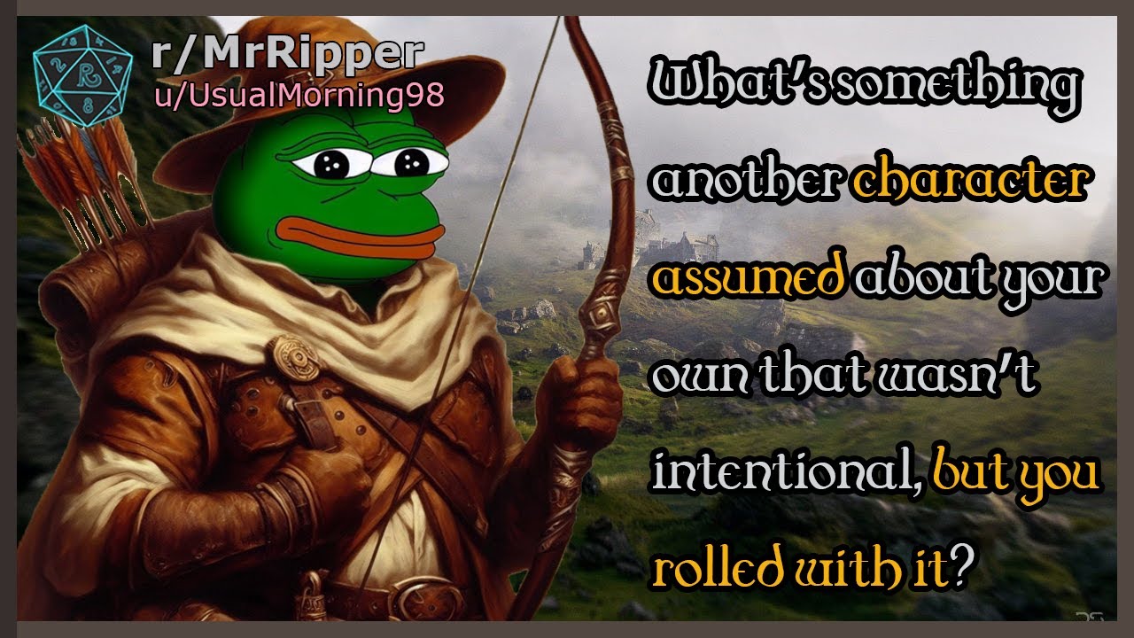 What’s something another character assumed about your own that wasn’t intentional? #dnd