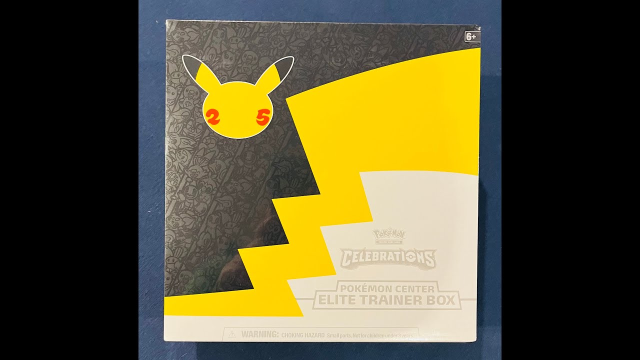 Heute öffnen wir eine Celebrations Elite Top Trainer Box aus dem Pokemon Center :)