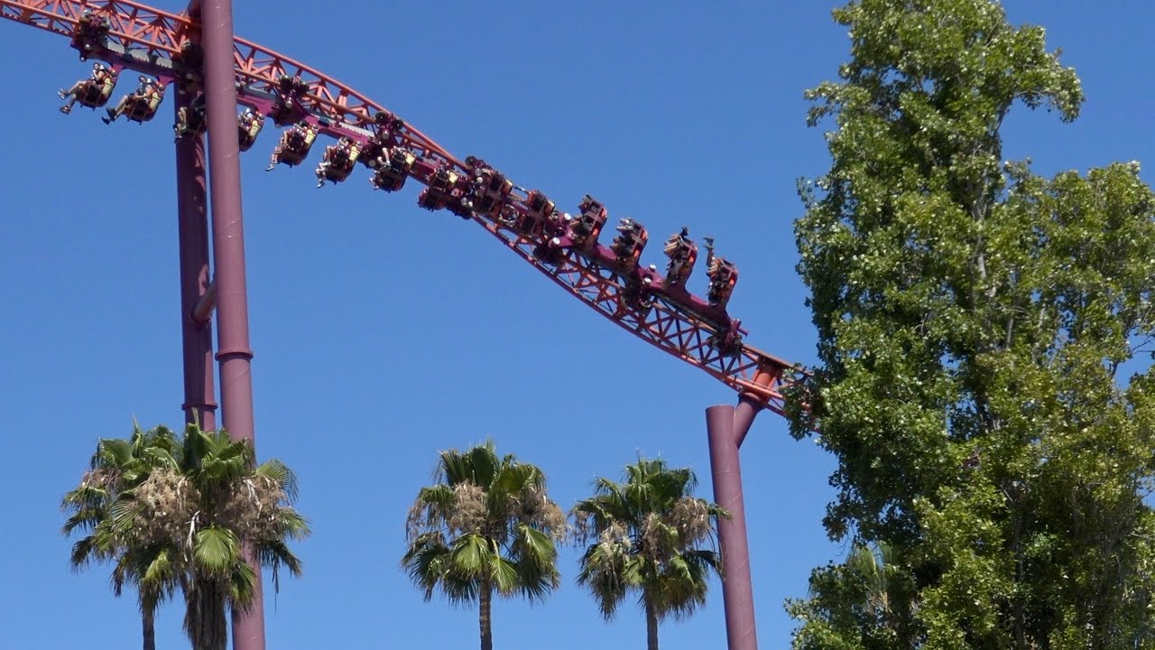 V2: Vertical Velocity 60fps HD Offride Footage Six Flags Discovery Kingdom