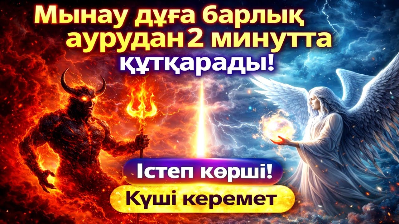 Сенбей қаласың! Бұл Қуатты Дұға 2 Минутта Ауруды Жояды – Ғажайып Қасиеті Бар!