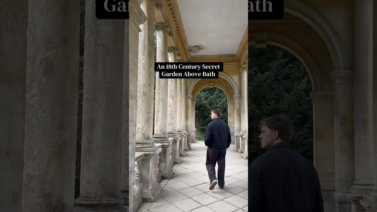 An 18th-Century Secret Garden Above Bath #historyshorts