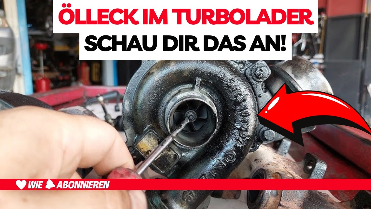 Wie erkennt man ein Turbolader-Ölleck, das ein Embele-Risiko darstellt?