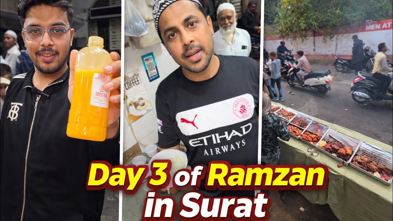 Surat's Best Iftar Points! Day 3 Ramzan Street Food 🍢🔥#tanvirexplorer 
