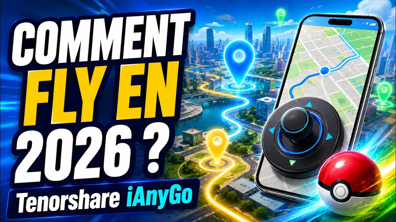 Comment FLY sur Pok&eacute;mon GO en 2026 ? 🌍 TUTO COMPLET avec iAnyGo