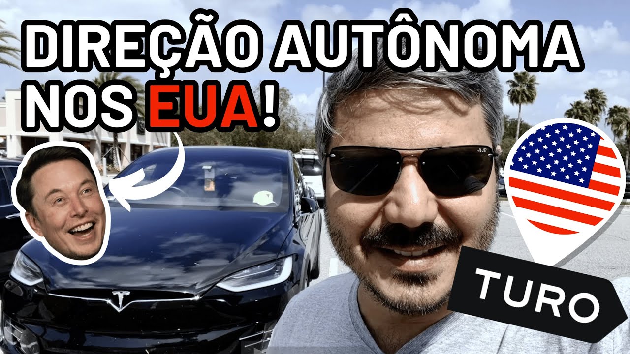 TESLA dirigindo sozinho nos EUA! + Minha experiência de aluguel pelo ''TURO