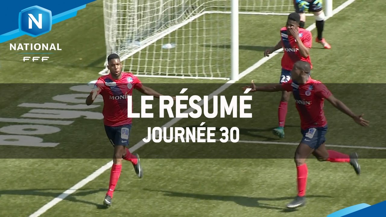 Championnat National : tous les buts de la 30e journée (2016-2017)