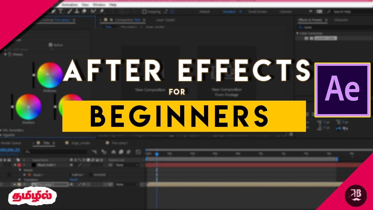 Learn After Effects | for Beginners | Basic tutorial in tamil