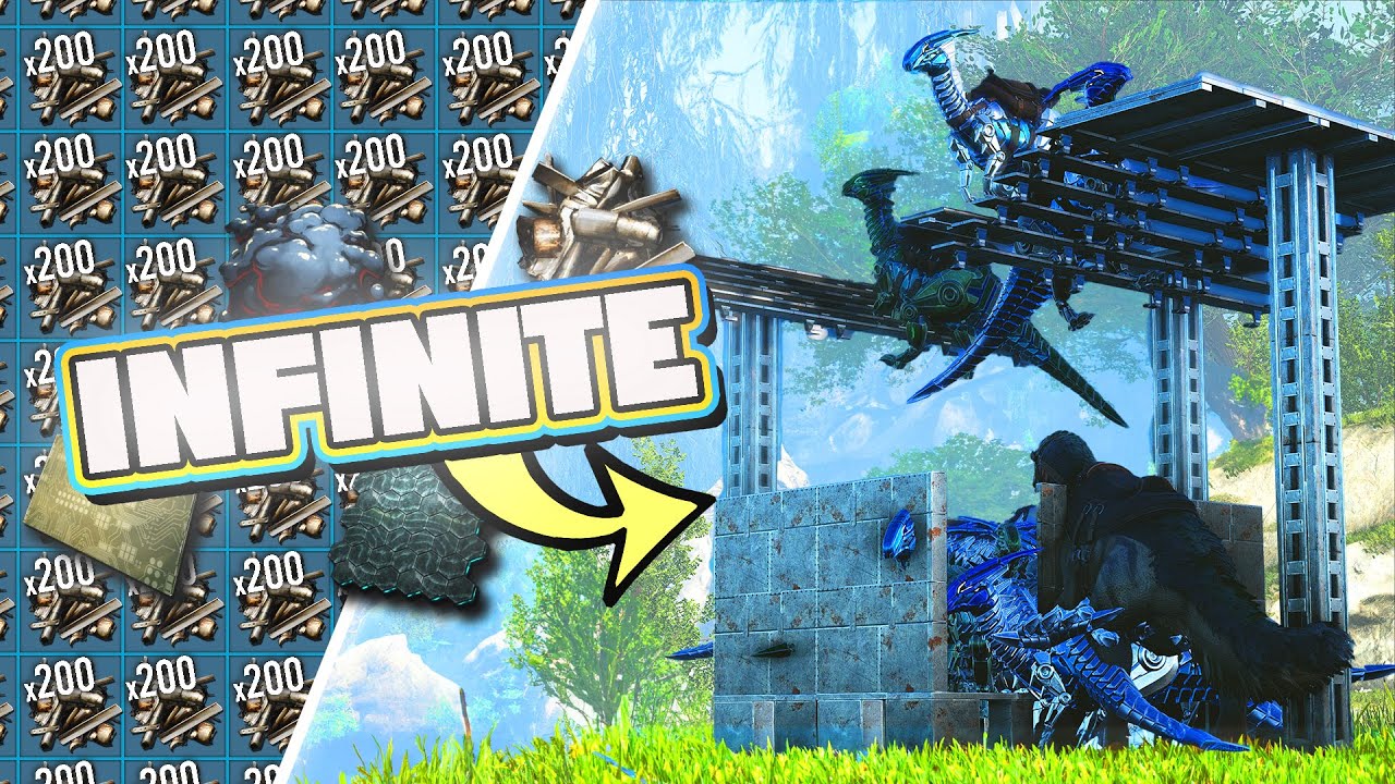 How To Make an OP Element, Metal, and Oil Farm!! - Ark