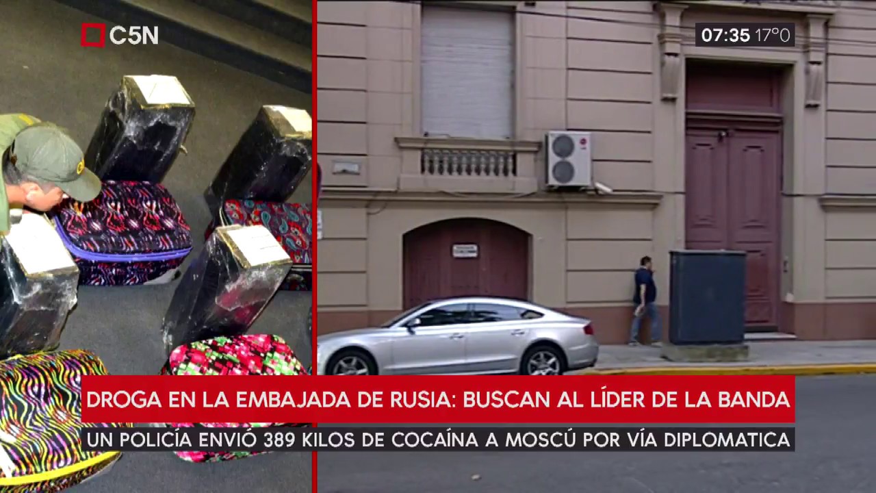 Droga en la embajada de Rusia: as&iacute; cay&oacute; el polic&iacute;a narco
