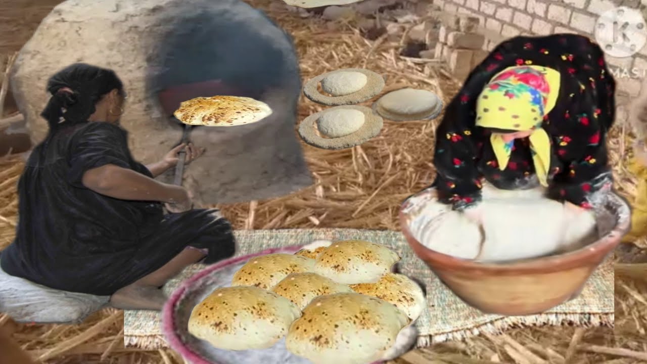 #عيش-فلاحي-بدقيق-القمح-البلدي-بأسهل-طريقة-رح-وخبز