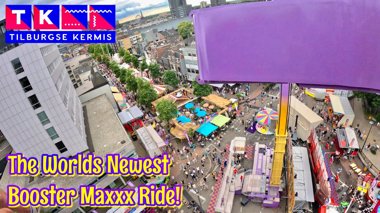 WORLDS NEWEST BOOSTER MAXXX RIDE! | Denies/Kipp - Anubis - Tilburg Kermis 2024 (Onride)