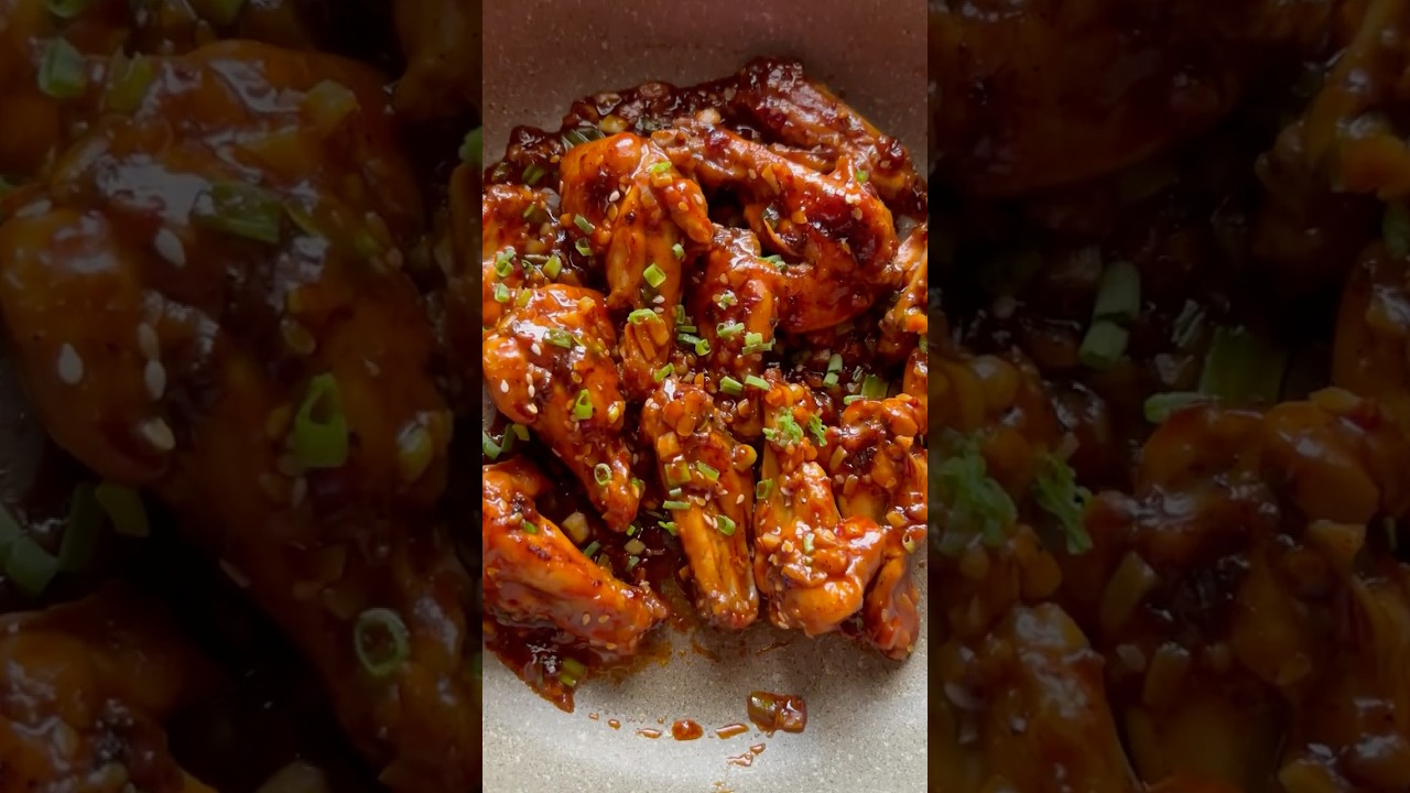 The ULTIMATE Sticky Garlic Chicken Wings Recipe! 🤤 You Won't Stop Eating!