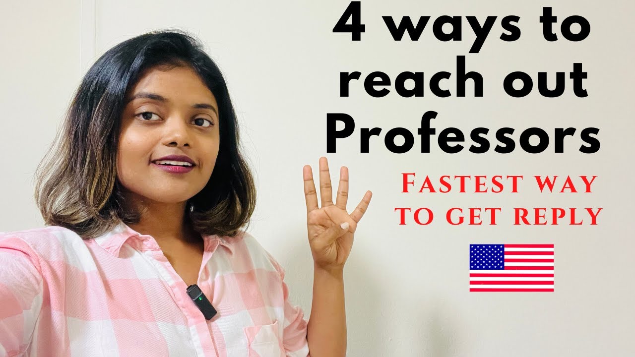 4 ways (fastest) to reach out to Professors in USA for Agriculture | Student | Horticulture
