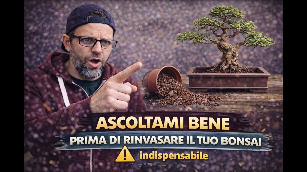 ASCOLTAMI BENE PRIMA DI RINVASARE IL TUO BONSAI