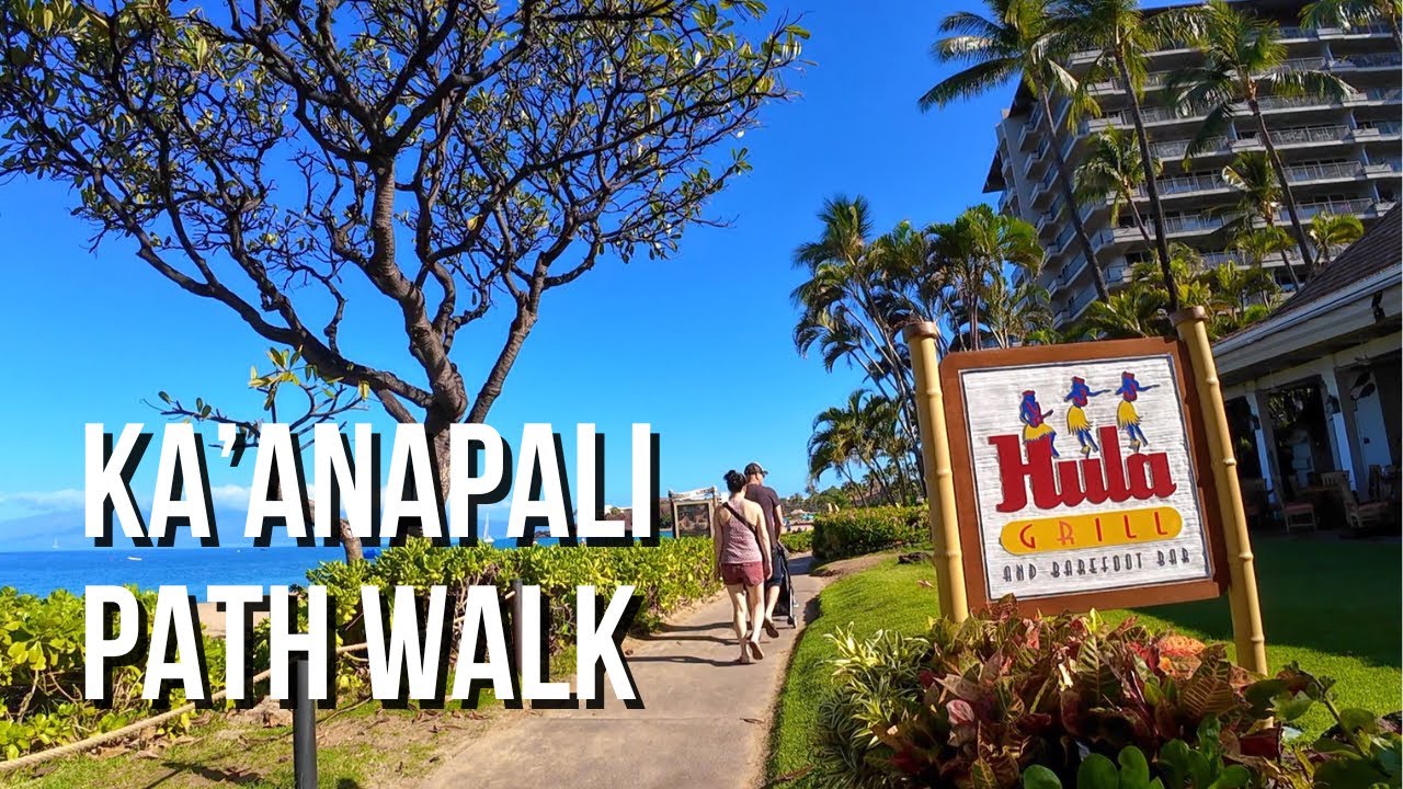 Ka'anapali Beach Path Walk (Binaural)