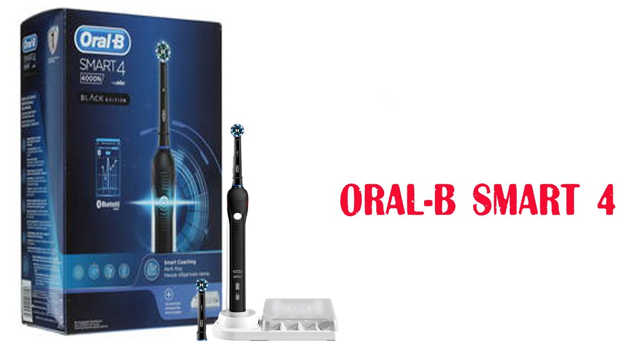 Лучшая Зубная щетка за свои деньги Oral B SMART 4 (4000N) с Bluetooth