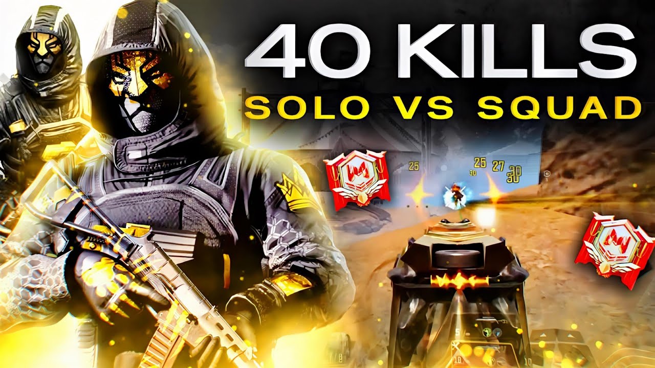 40 KILLS INTENSE SOLO VS SQUAD FULL GAMEPLAY CODM