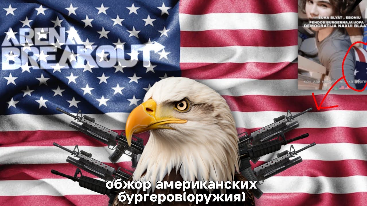 Arena breakout|Чем УЖАСНО вооружение из бургерной демократической страны 🇺🇸🛢🦅🍔