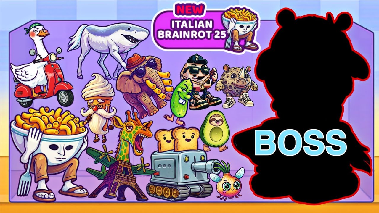 Merge Fellas Italian Brainrot 25 Gameplay Walkthrough Reaching Max Level &times;2 | Brainrot New Update