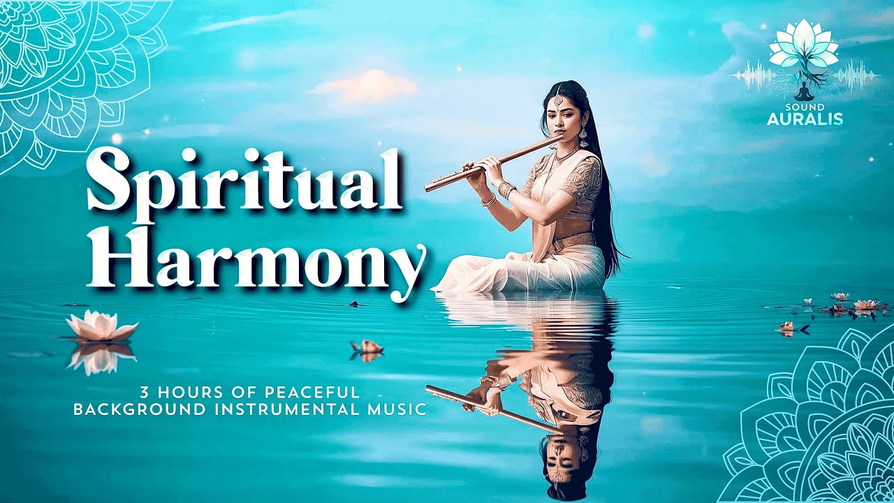 Spiritual Harmony - 3 Hours Indian Classical Instrumental Music -Peaceful, Calm Devotional 5.1 Sound