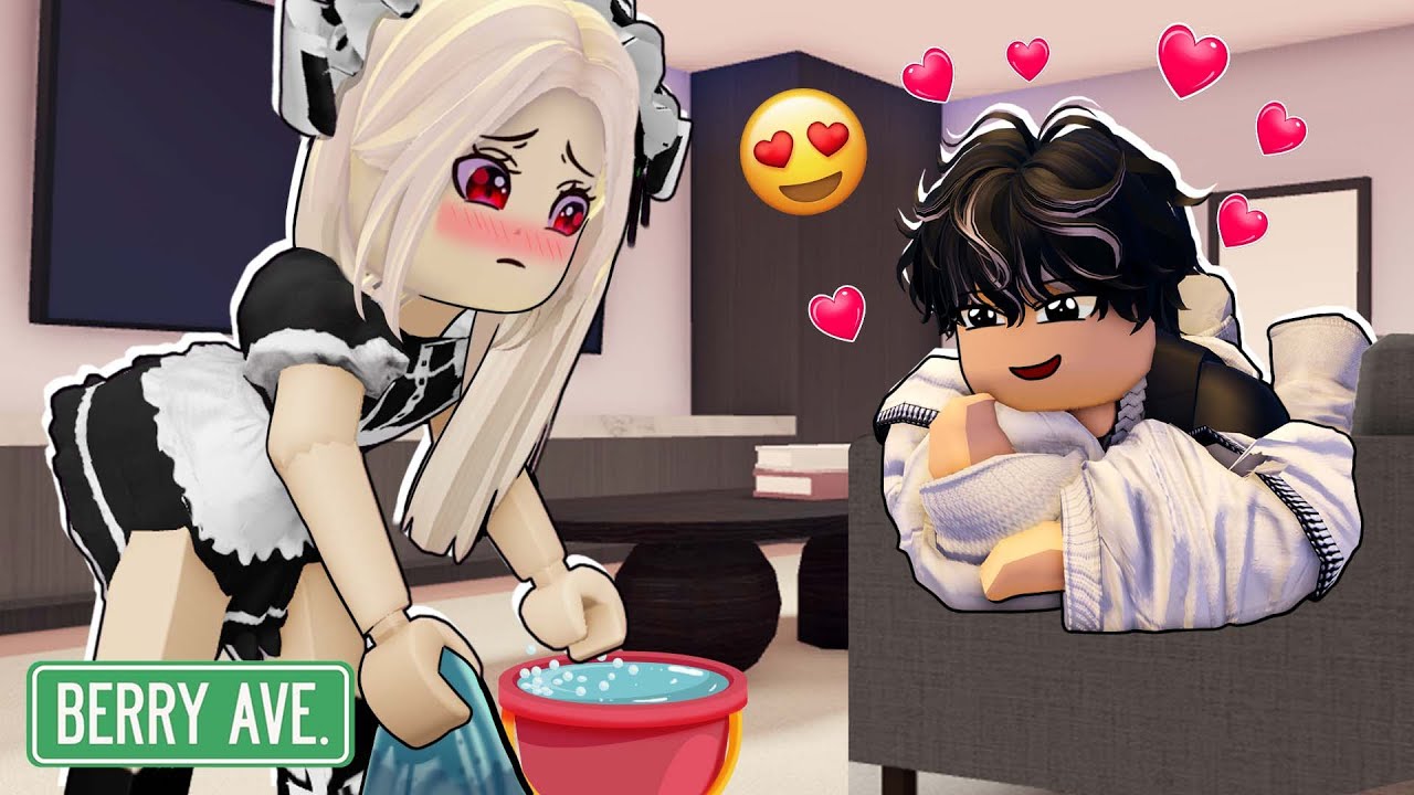 I Became The Maid Of The Most Handsome Guy In School ( P1 ) | Berry Avenue Rp | Sweet Berry