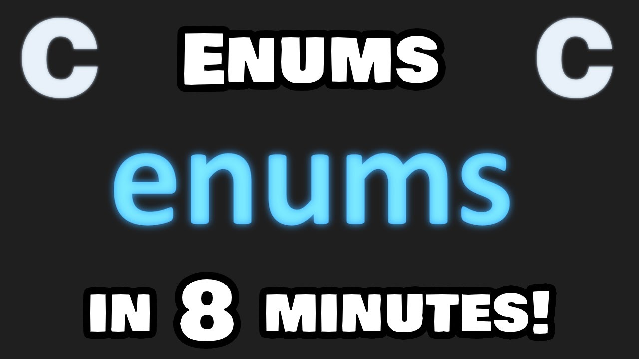 Learn enums in 8 minutes! 📅