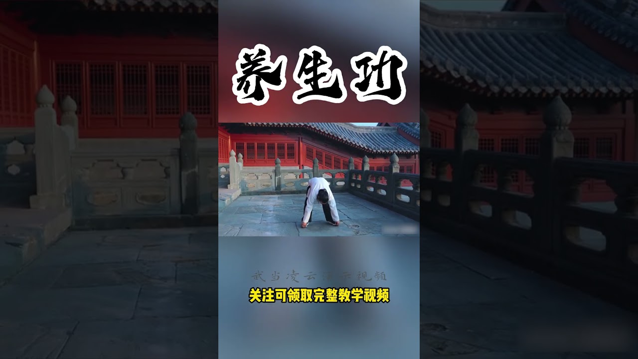 Wudang Lingyun Health Preservation Exercises Demonstration Video of Wudang Lingyun Tao