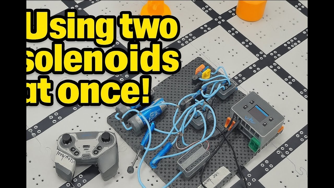 VEX IQ: How to use 2 Pneumatic Solenoids!