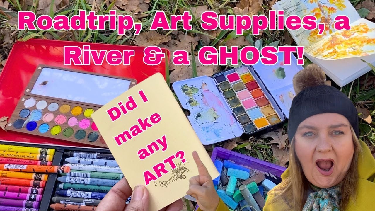 Art Vlog | Travelling with Art Supplies | Artists life | Sketchbook Tour | Drawing Plein Air