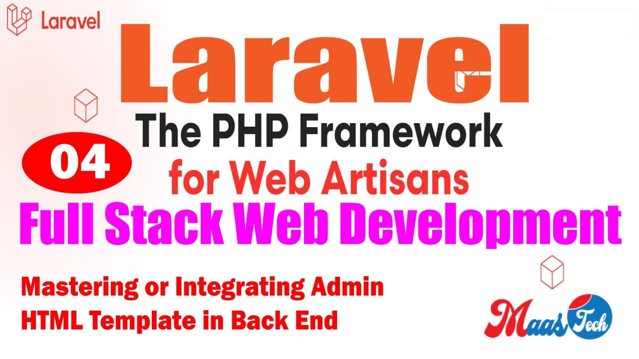 Full Stack Web Development with Laravel_ Mastering or Integrating Admin HTML Template_Part-04