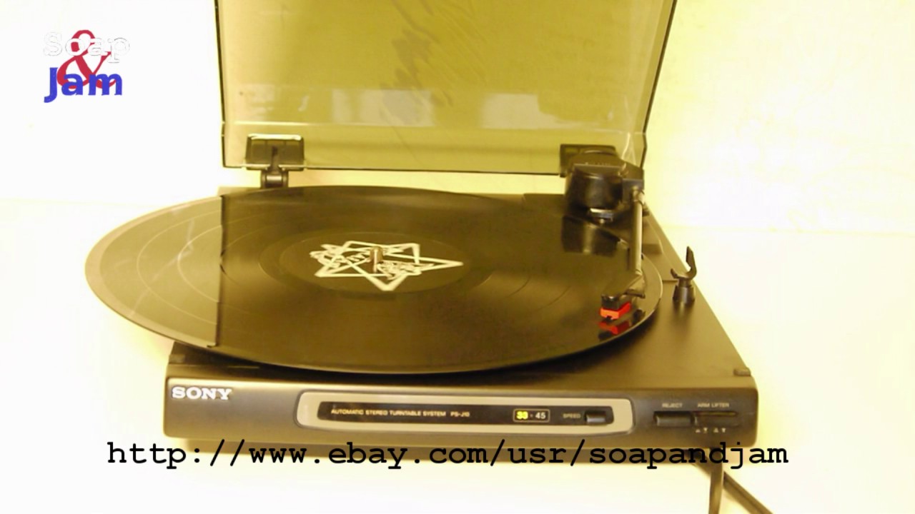 Turntable Record Player SONY PS-J10.