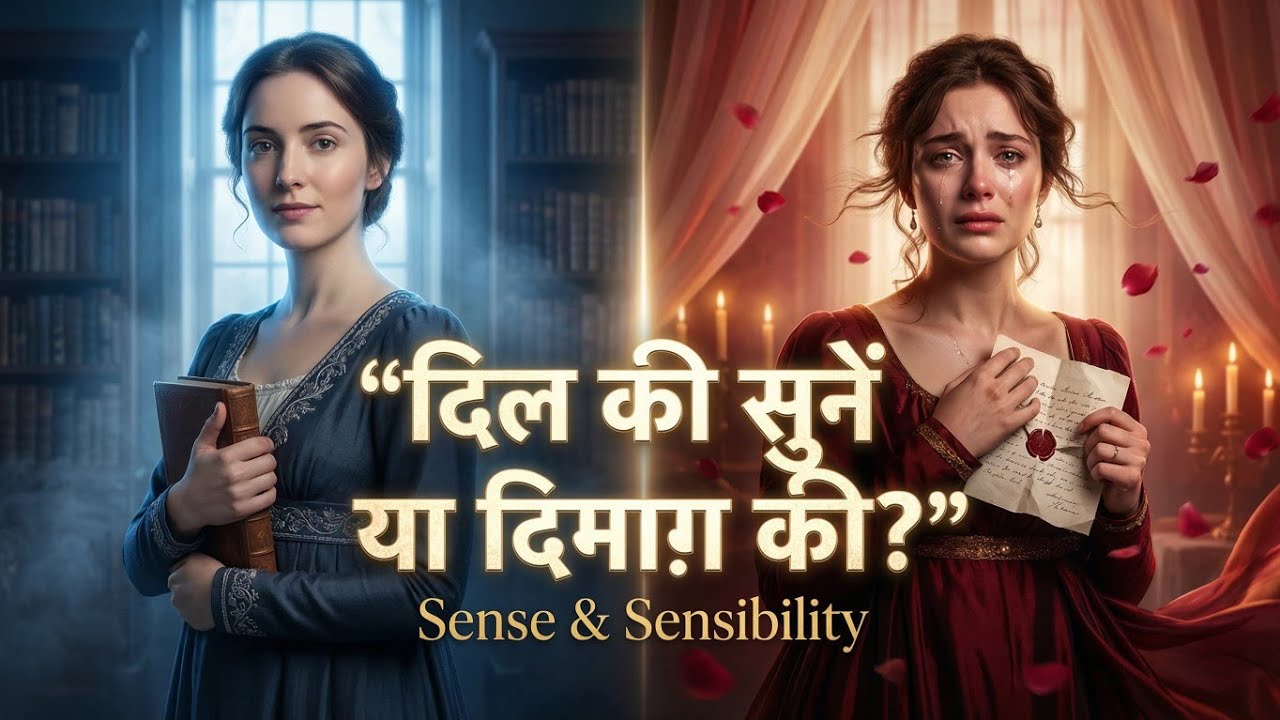 Sense and Sensibility by Jane Austen: Full Story Explained [Hindi] | Mind vs. Heart