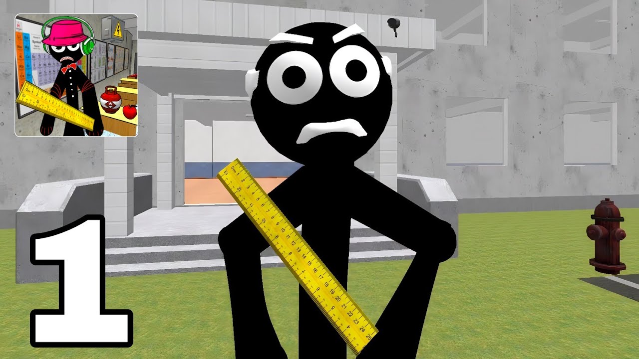 Stickman School Neighbor Gameplay Part 1 Level 1 To 5