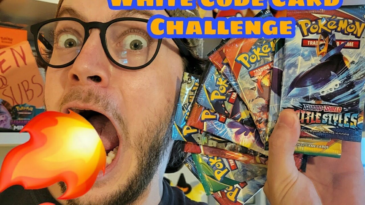 White Code Card Challenge!!!! #pokemon